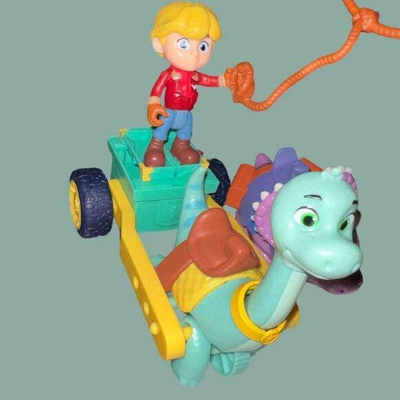 Dino Ranch Loose Figures Tango, Rancher Care Cart & Jon Dino Soar Bliss A8 - Picture 7 of 11